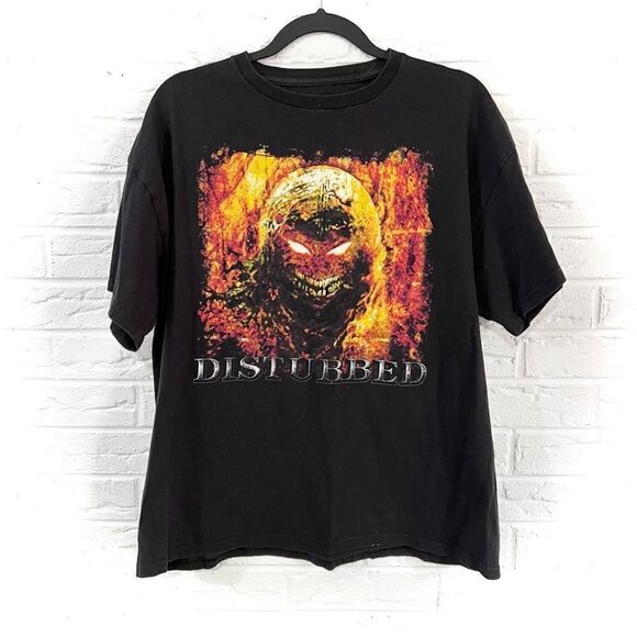 VINTAGE Disturbed Band T-Shirt Size Medium - Picture 1 of 6